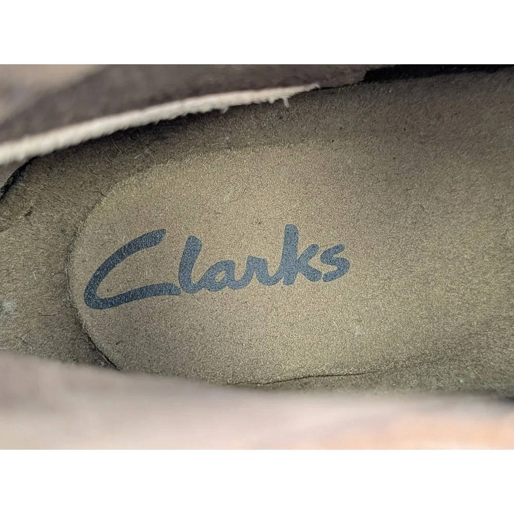 Clarks Desert Boots Mens 9.5 Brown Leather Chukka Beeswax Ankle Boots